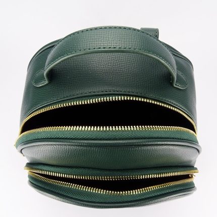 Дамска раница от еко кожа в тъмно зелен цвят Diana & Co – код: 601-3 MD Style