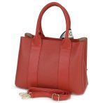 Дамска чанта от еко кожа в червен цвят – код: 942-1 MD Style