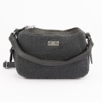 Дамска чанта от еко кожа и еко плюш в сив цвят – код: BA707-2 MD Style