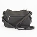 Дамска чанта от еко кожа и еко плюш в сив цвят – код: BA707-2 MD Style