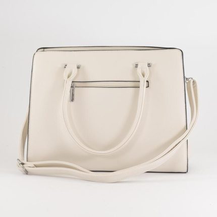 Дамска чанта от еко кожа в бежов цвят SILVIA ROSA – код: 8249 MD Style