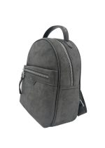 Дамска велурена раничка Alex & Mia в сив цвят – код: 8829-2 MD Style