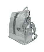 Дамска раница Berlina от висококачествена еко кожа в сребрист цвят – код: 1561-1 MD Style