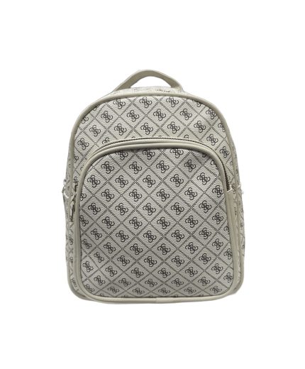 Дамска раница Berlina от висококачествена еко кожа в сребрист цвят – код: 1561-1 MD Style