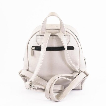 Дамска раничка от еко кожа SILVIA ROSA в светло сив цвят – код: 0200-2 MD Style