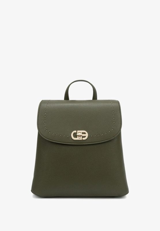 Дамска раница от еко кожа Chrisbella в зелен цвят – код: 2600-3-2 MD Style