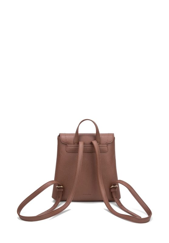 Дамска раница от еко кожа Chrisbella в кафяв цвят – код: 2600-3-3 MD Style