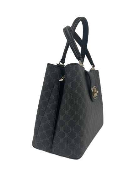 Дамска чанта от еко кожа в черен цвят – код: 942-1-3 MD Style