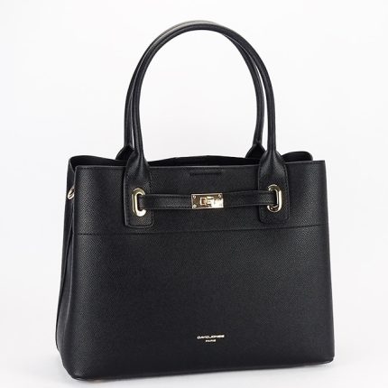 Дамска чанта от еко кожа David Jones в черен цвят – код: CM7744 MD Style