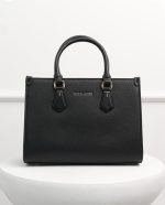 Дамска чанта от висококачествена еко кожа David Jones в черен цвят – код: СМ7649-1 MD Style