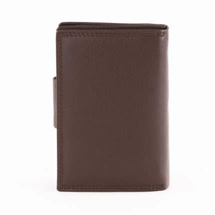 Дамски портфейл от естествена кожа в кафяв цвят – код: В54-3 MD Style