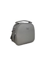 Кросбоди чанта/мини раничка Alex & Mia от еко кожа в сив цвят – код: 8166-4 MD Style