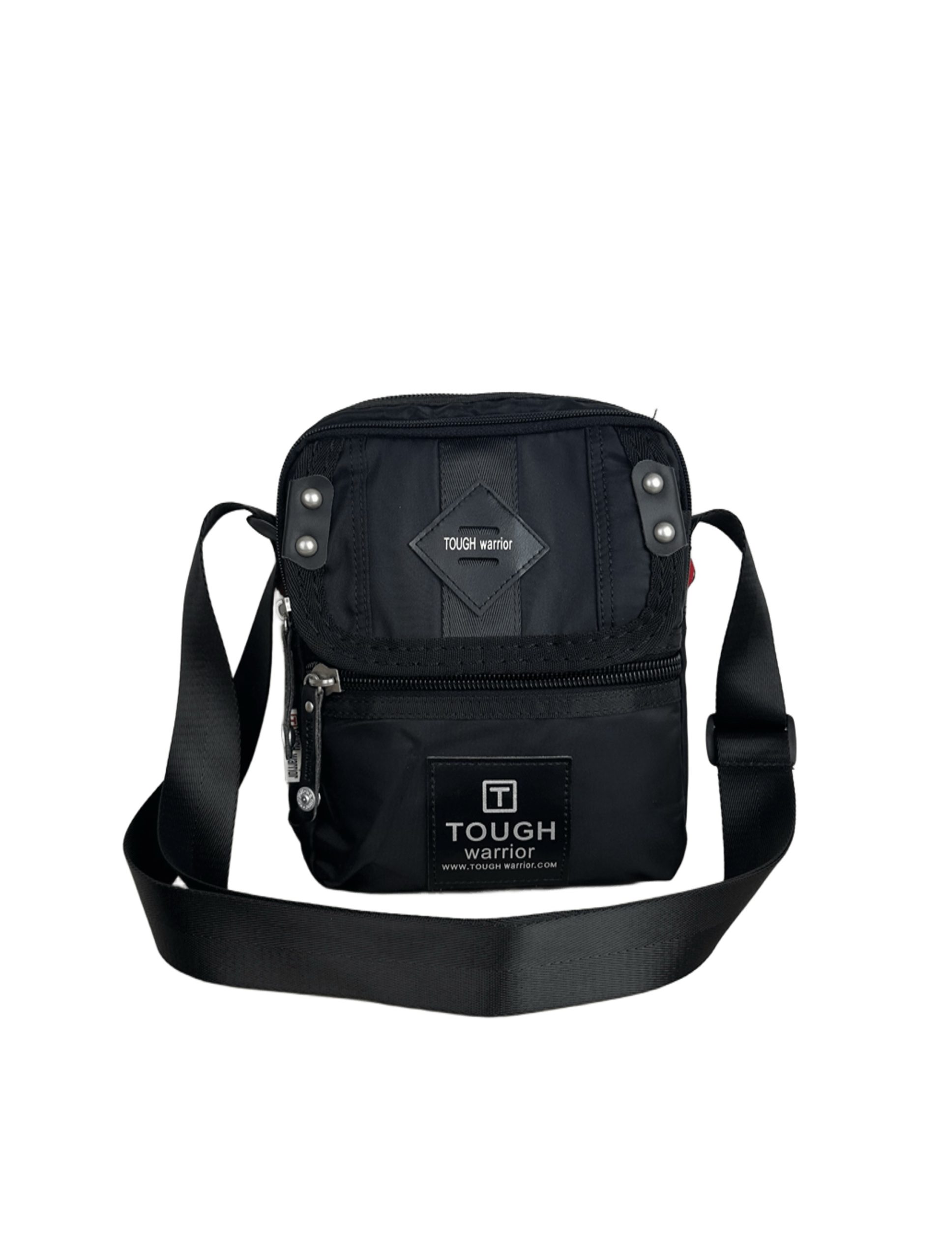 Мъжка чанта от текстил в черен цвят – код: Т6188 Мъжка чанта от текстил в черен цвят – код: Т6188 MD Style