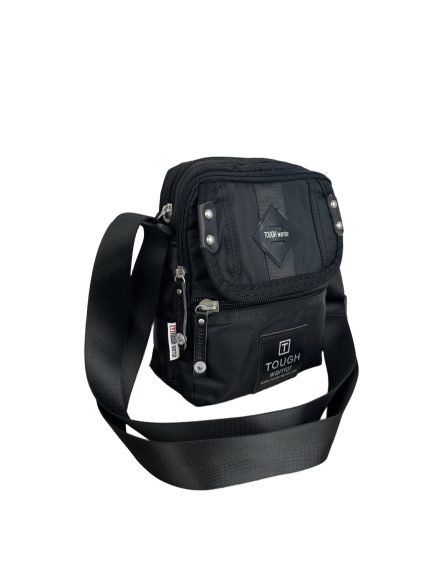 Мъжка чанта от текстил в черен цвят – код: Т6188 MD Style