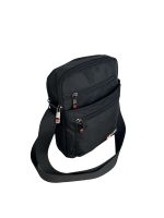 Мъжка чанта от текстил в черен цвят – код: 9121 MD Style