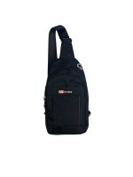 Мъжка еднорамка от текстил в черен цвят MD Style