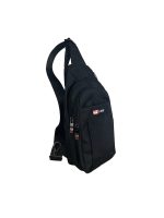 Мъжка еднорамка от текстил в черен цвят MD Style