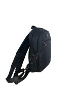 Мъжка еднорамка/раничка от текстил в черен цвят – код: 17582 MD Style