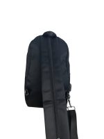 Мъжка еднорамка/раничка от текстил в черен цвят – код: 17582 MD Style