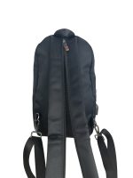 Мъжка еднорамка/раничка от текстил в черен цвят – код: 17582 MD Style