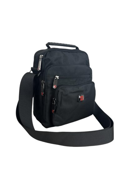 Мъжка чанта от текстил в черен цвят – код: 5063 MD Style