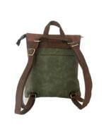 Дамска раница от велурена еко  кожа – код: 01106-10 MD Style