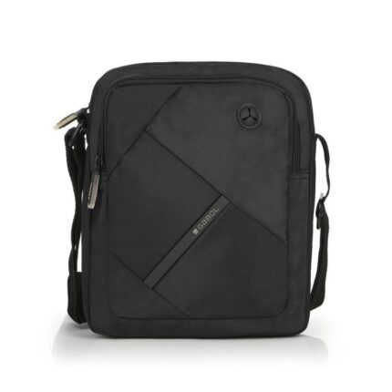 Мъжка чанта Gabol Twist Eco в черен цвят - 24 см - код: 54381201