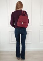 Дамска раница Diana & Co от еко кожа в червен цвят – код: DHJ824-1-3 MD Style