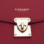 Дамска раница Diana & Co от еко кожа в червен цвят – код: DHJ824-1-3 MD Style