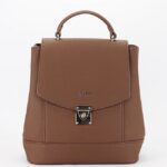 Дамска раница Diana & Co от еко кожа в кафяв цвят – код: DHJ824-1-2 MD Style