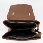 Дамска раница Diana & Co от еко кожа в кафяв цвят – код: DHJ824-1-2 MD Style