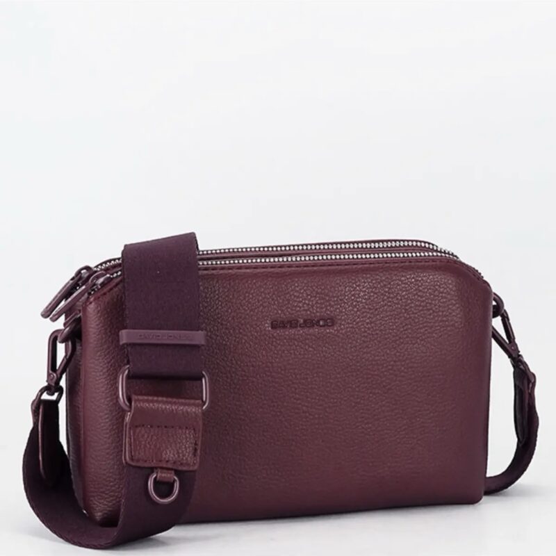 Дамска чанта през рамо David Jones в цвят бордо – код: В-СМ6905-1-1 MD Style