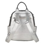 Дамска раница от еко кожа в сребрист цвят – код: S0021 MD Style