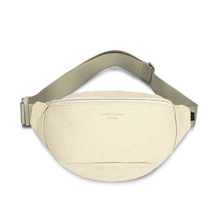 Дамска паласка / чанта за кръста David Jones от текстил (деним) в зелен цвят – код: H7363 MD Style