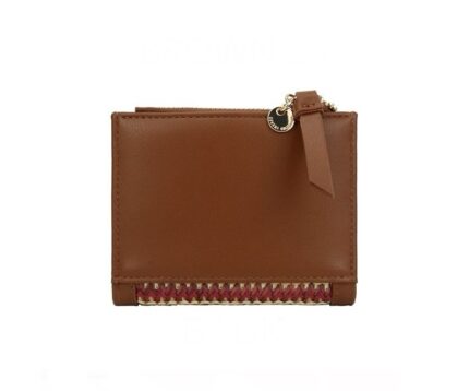 Дамско портмоне от еко кожа в кафяв цвят – код: CCW94-2-4 MD Style