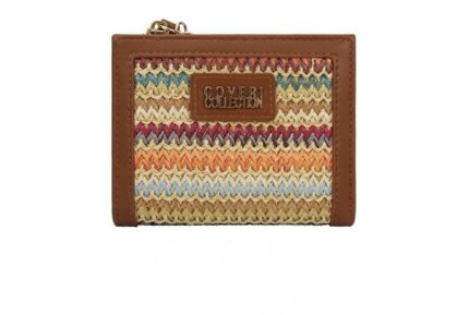 Дамско портмоне от еко кожа в кафяв цвят – код: CCW94-2-4 MD Style