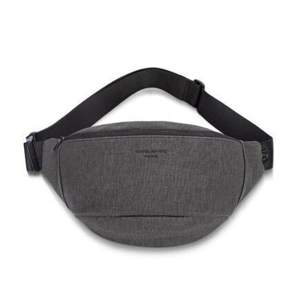 Дамска паласка / чанта за кръста David Jones от текстил (деним) в черен цвят – код: H7363-2 MD Style