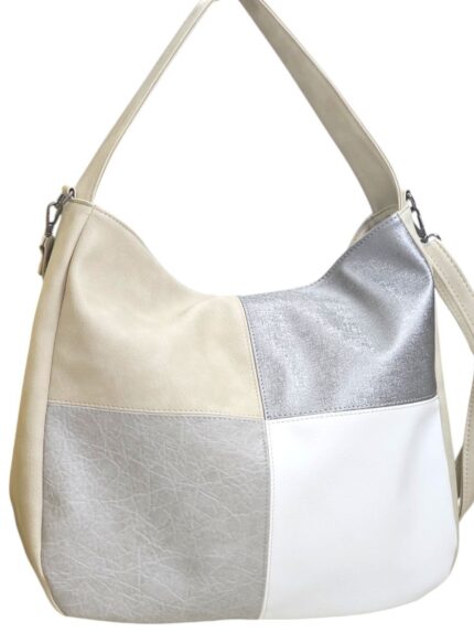 Дамска чанта тип торба от висококачествена еко кожа "Vedis" - код: 2970-3