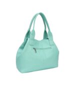 Дамска чанта от висококачествена еко кожа в синьо-зелен цвят (тюркоаз)- код: MC631-5 MD Style