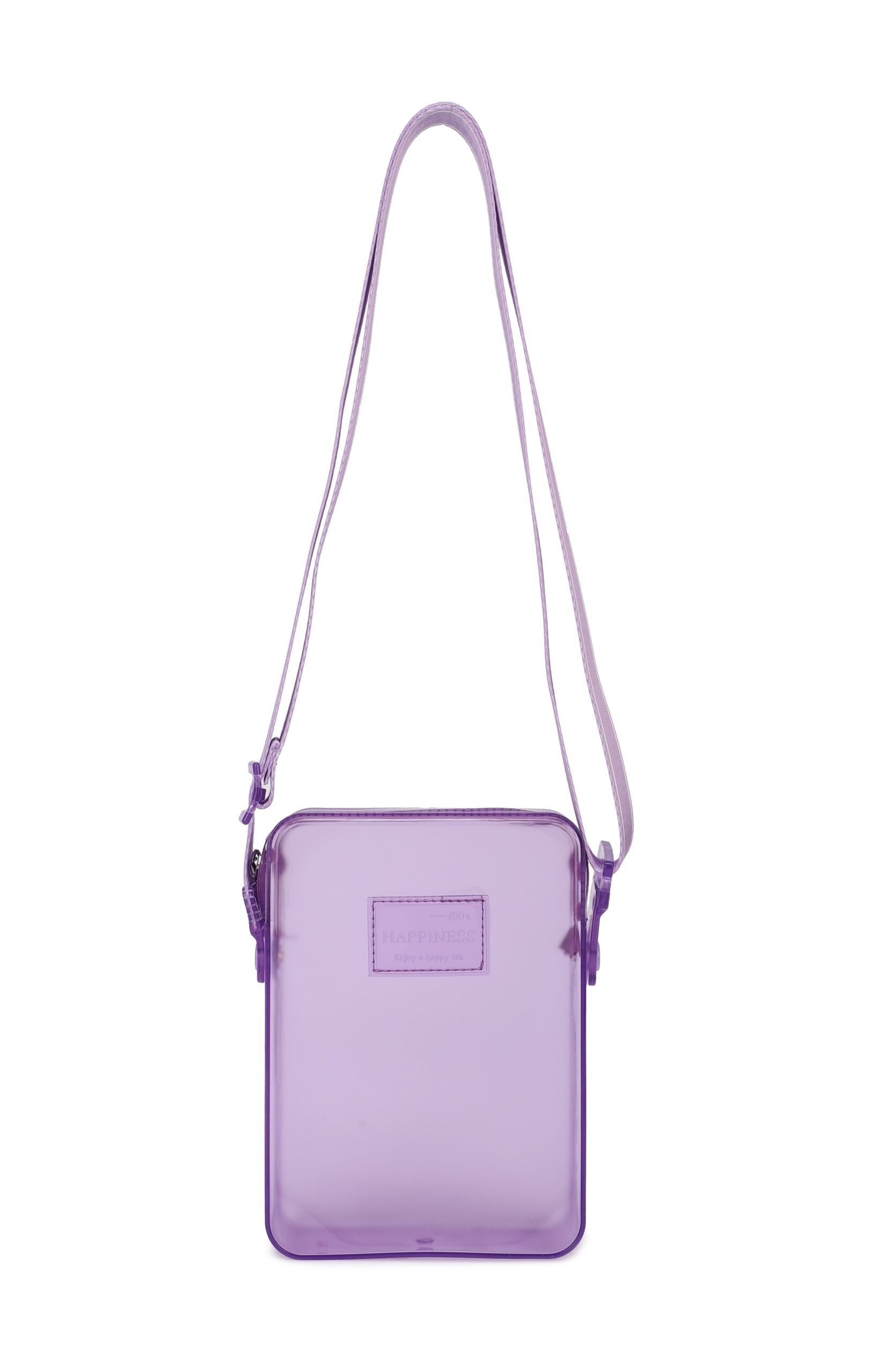 Силиконова кросбоди чантичка в лилав цвят – код: MC707 Силиконова кросбоди чантичка в лилав цвят – код: MC707 MD Style