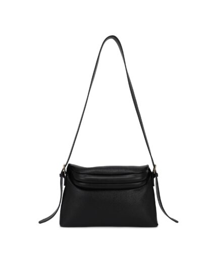 Дамска кросбоди чанта от висококачествена еко кожа в черен цвят – код: MC611-7 MD Style