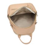 Дамска раница от висококачествена еко кожа в цвят каки – код: MC750 MD Style