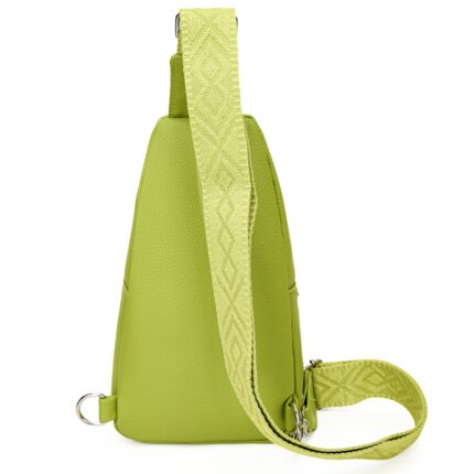 Дамска еднорамка от висококачествена еко кожа в зелен цвят – код: MC716-1 MD Style