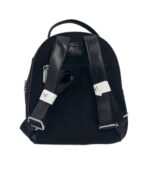 Дамска раничка от велурена еко кожа Alex Mia в черен цвят – код: 8829-1 MD Style