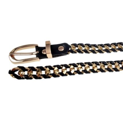 Дамски колан – еко кожа + метал – код: LD-66704 MD Style