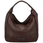 Дамска чанта от висококачествена еко кожа в тъмно кафяв цвят – код: MC352 MD Style