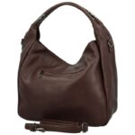 Дамска чанта от висококачествена еко кожа в тъмно кафяв цвят – код: MC352 MD Style