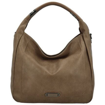 Дамска чанта от висококачествена еко кожа в кафяв цвят - код: MC352-2