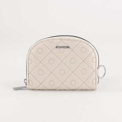 Дамско портмоне от еко кожа Silvia Rosa в бежов цвят – код: 3077 MD Style