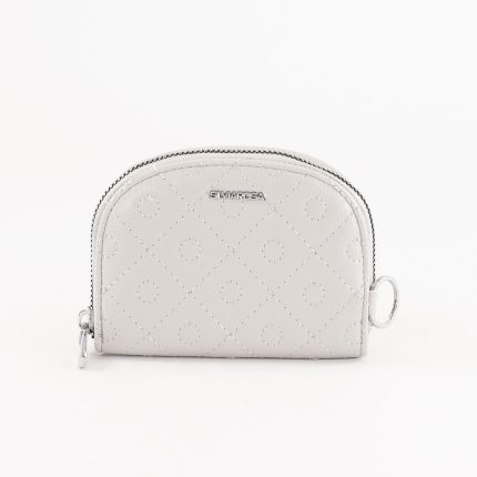 Дамско портмоне от еко кожа Silvia Rosa в сив цвят – код: 3077-2 MD Style